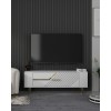TV Stand Retrolp5 - White, Gold White
Gold