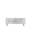 TV Stand Retrolp5 - White, Gold White
Gold