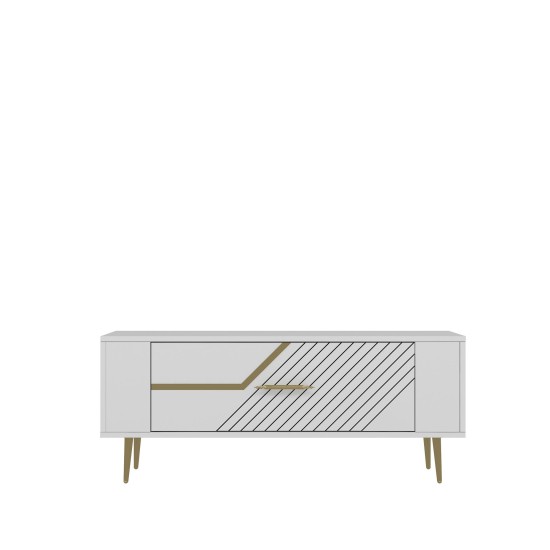 TV Stand Retrolp5 - White, Gold White
Gold TV Stand Retrolp5 - White, Gold White
Gold