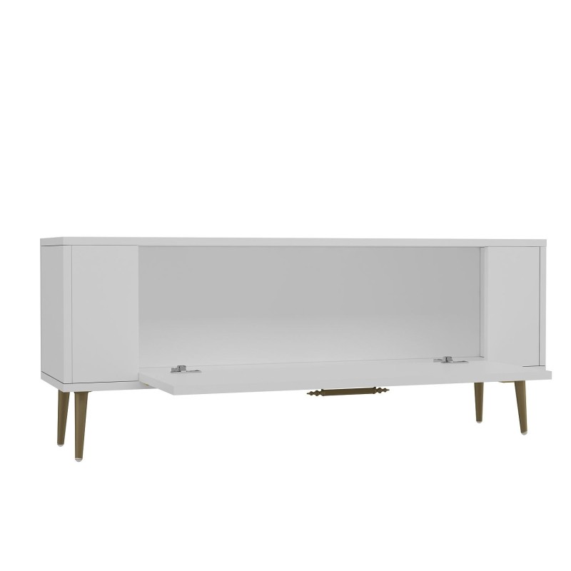 TV Stand Retrolp5 - White, Gold White
Gold