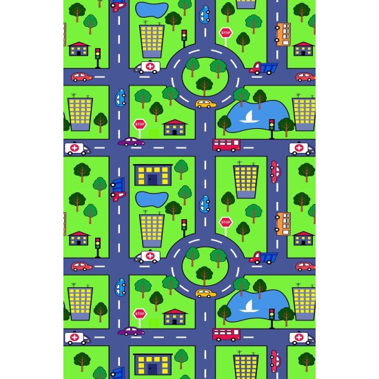 Carpet (60 x 100) HMNT458 Multicolor Carpet (60 x 100) HMNT458 Multicolor