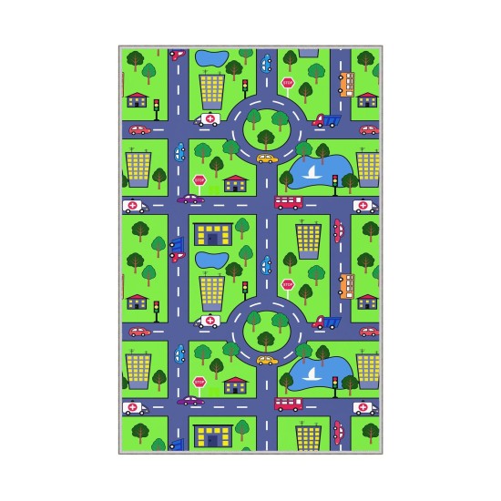 Carpet (60 x 100) HMNT458 Multicolor Carpet (60 x 100) HMNT458 Multicolor
