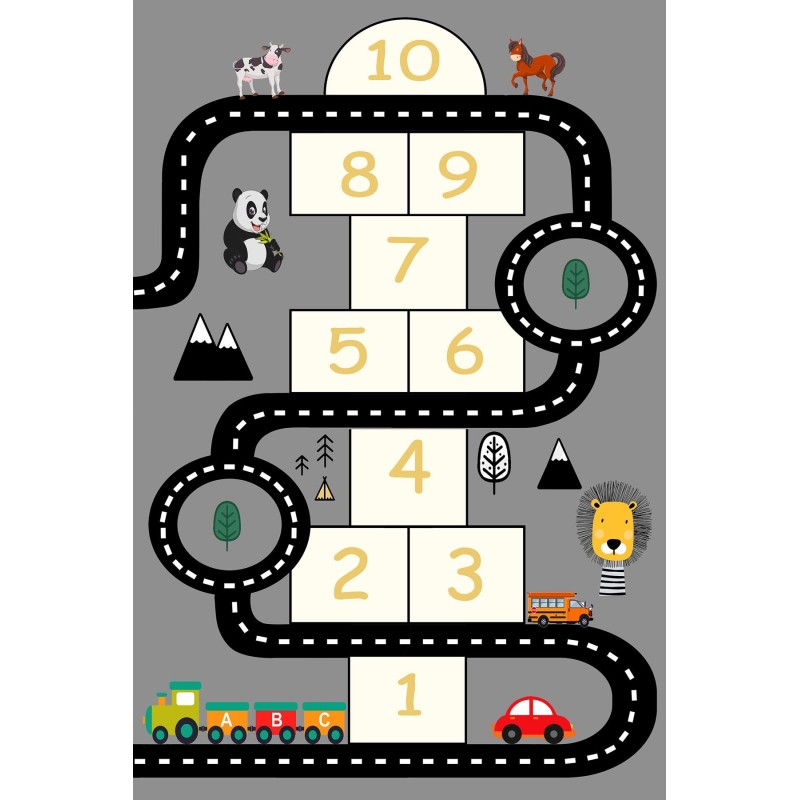 Conceptum Hypnose Hall Carpet (100 x 150) HMNT474 Multicolor