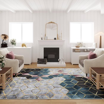 Hall Carpet (80 x 200) Hmnt774 Multicolor