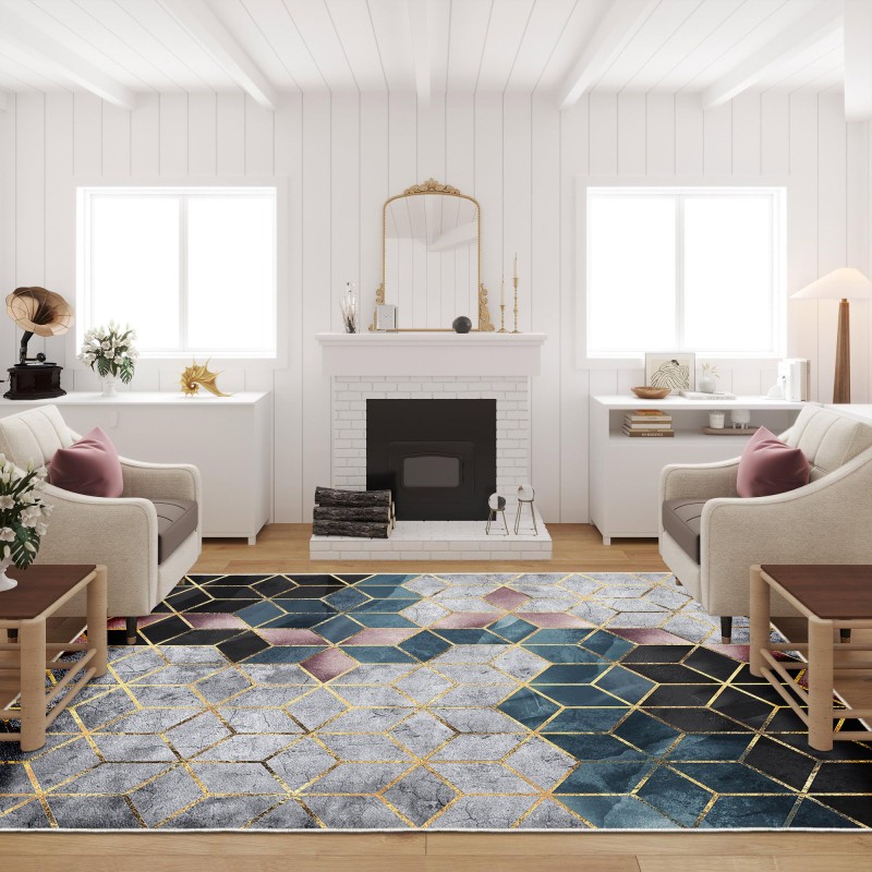 Conceptum Hypnose Carpet (140 x 220) Hmnt774 Multicolor