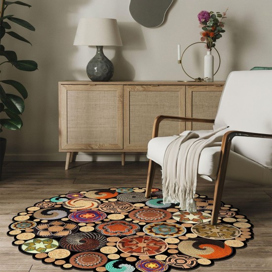 Carpet (120 cm) Hmnt971 Multicolor Conceptum Hypnose Carpet (120 cm) Hmnt971 Multicolor