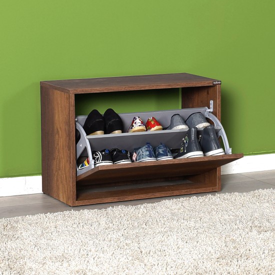 Shoe Cabinet Shc-110-Oo-1 Oslo Walnut Shoe Cabinet Shc-110-Oo-1 Oslo Walnut