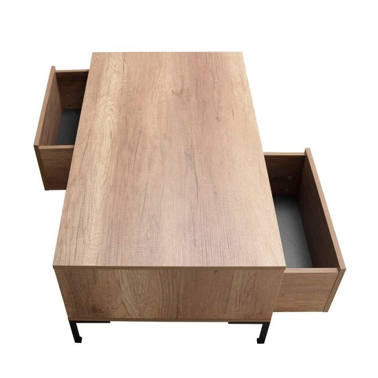 Coffee Table Shp-665-Tt-1 Light Walnut Coffee Table Shp-665-Tt-1 Light Walnut
