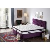 Mattress Purple 140x190 cm Double Size Padded Soft Mattress White
Purple