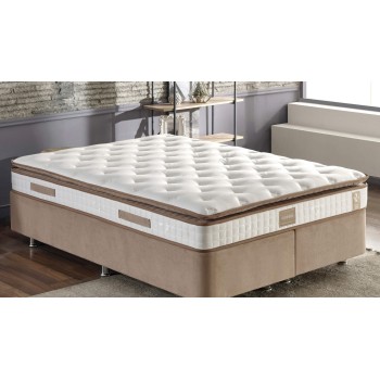 Mattress Queen 150x200 cm Double Size Padded Firm Mattress White
Brown