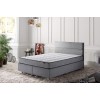 Mattress Silver 140x190 cm Double Size Firm Mattress White
Grey