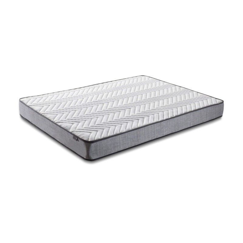 Mattress Silver 140x190 cm Double Size Firm Mattress White
Grey