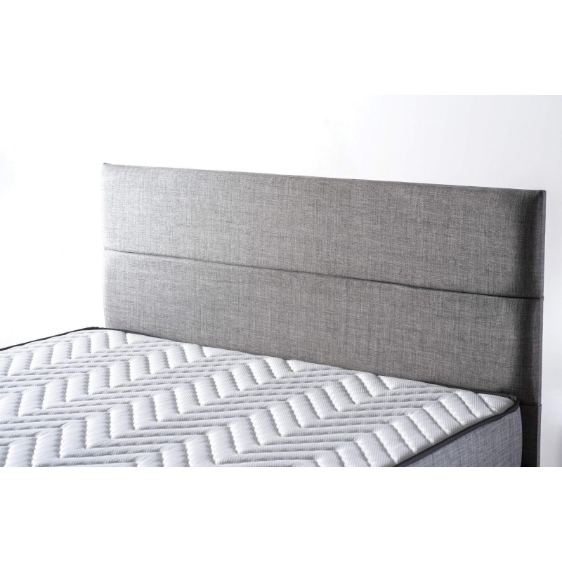Mattress Silver 140x190 cm Double Size Firm Mattress White
Grey