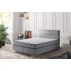Mattress Silver 180x200 cm Double Size Firm Mattress White
Grey