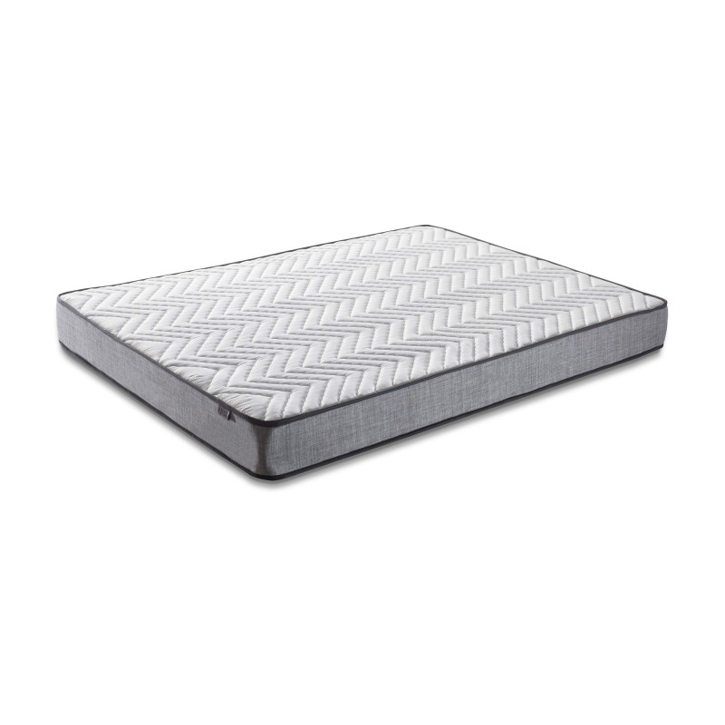 Mattress Silver 180x200 cm Double Size Firm Mattress White
Grey