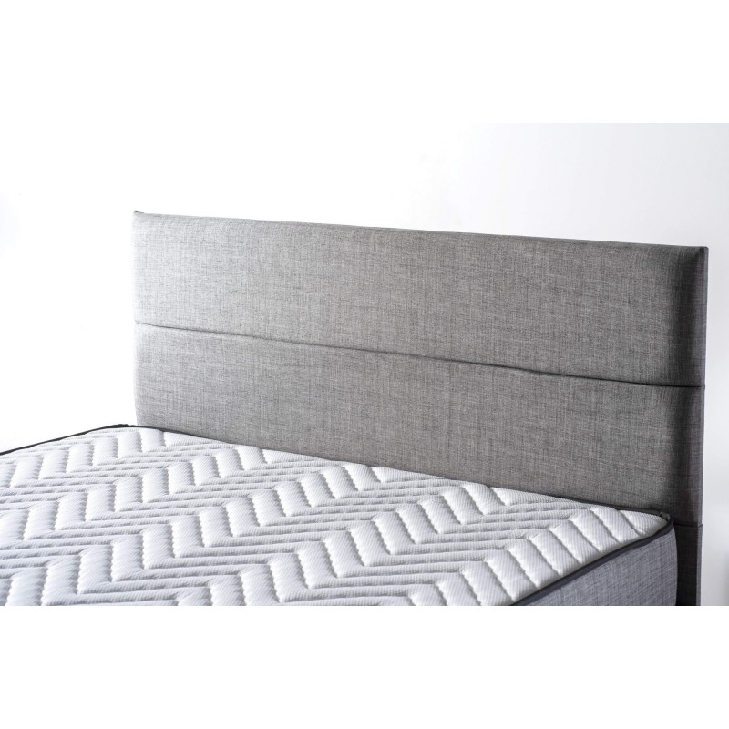 Mattress Silver 180x200 cm Double Size Firm Mattress White
Grey