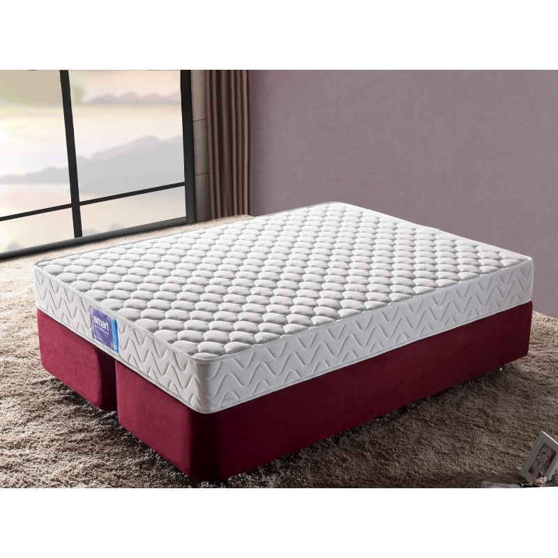 Mattress Smart 150x200 cm Double Size Firm Mattress White