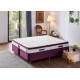 Mattress Violet 140x190 cm Double Size Middle Firm Mattress White
Purple