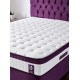 Mattress Violet 140x190 cm Double Size Middle Firm Mattress White
Purple