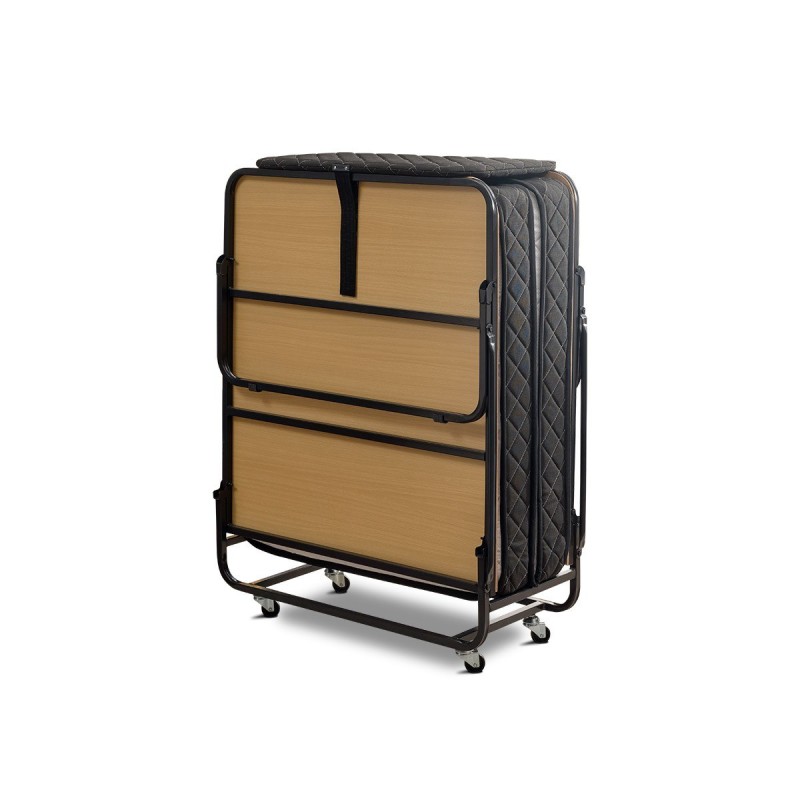 Πτυσσόμενο Κρεβάτι 90x200 - XL Katlanır - Χρώμα Μαύρο