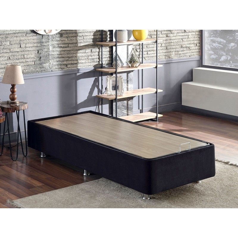 Single Bed Base Ela Single - Black (100 x 200) Black