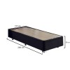 Single Bed Base Ela Single - Black (100 x 200) Black