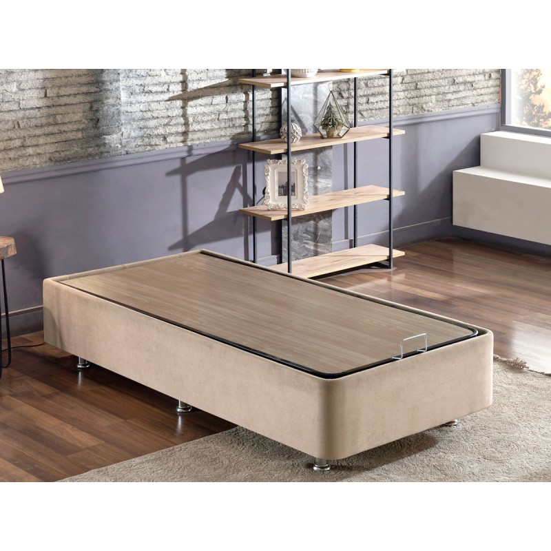 Single Bed Base Ela Single - Light Brown (90 x 190) Light Brown