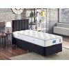 Single Bed Base & Headboard Ela Single - Black (100 x 200) Black