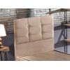 Single Bed Base & Headboard Polo - Light Brown (90 x 190) Light Brown