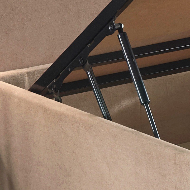 Single Bed Base & Headboard Polo - Light Brown (90 x 190) Light Brown