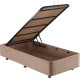 Single Mattress, Base & Headboard Latte - Light Brown (80 x 180) Light Brown Single Mattress, Base & Headboard Latte - Light Brown (80 x 180) Light Brown