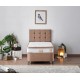 Single Mattress, Base & Headboard Latte - Light Brown (90 x 190) Light Brown Single Mattress, Base & Headboard Latte - Light Brown (90 x 190) Light Brown