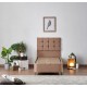 Single Mattress, Base & Headboard Latte - Light Brown (90 x 190) Light Brown Single Mattress, Base & Headboard Latte - Light Brown (90 x 190) Light Brown