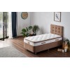 Single Mattress, Base & Headboard Latte - Light Brown (120 x 200) Light Brown