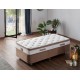 Single Mattress, Base & Headboard Latte - Light Brown (120 x 200) Light Brown Single Mattress, Base & Headboard Latte - Light Brown (120 x 200) Light Brown