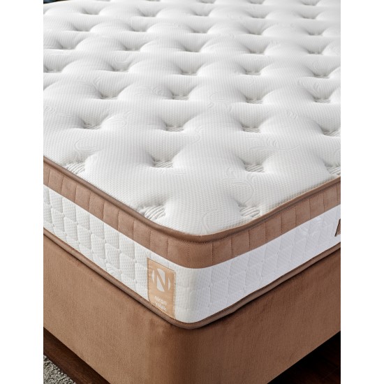 Single Mattress, Base & Headboard Latte - Light Brown (120 x 200) Light Brown Single Mattress, Base & Headboard Latte - Light Brown (120 x 200) Light Brown