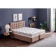 Single Mattress, Base & Headboard Helen - Light Brown (90 x 200) Light Brown Single Mattress, Base & Headboard Helen - Light Brown (90 x 200) Light Brown