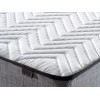 Single Mattress, Base & Headboard Silver - Grey (90 x 190) Grey