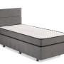 Single Mattress, Base & Headboard Silver - Grey (80 x 180) Grey