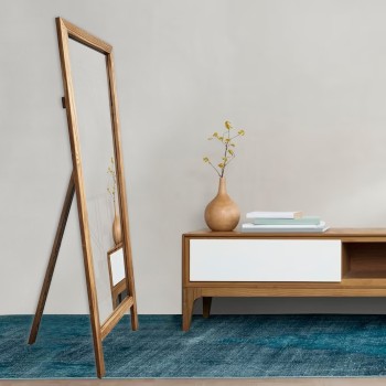 Cheval Mirror Cheval - Wood Wooden