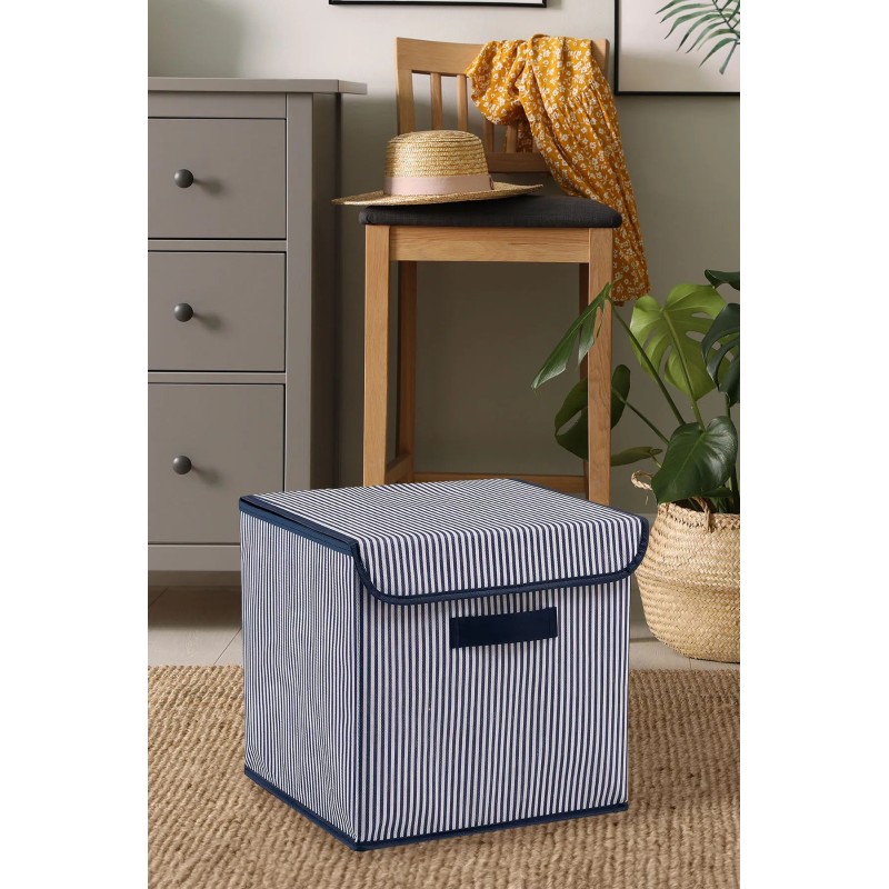 Aberto Design Felt Storage Box YLC419 Navy Blue