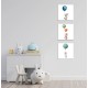 Decorative Canvas Painting (3 Pieces) FAH11 Multicolor Decorative Canvas Painting (3 Pieces) FAH11 Multicolor
