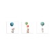 Decorative Canvas Painting (3 Pieces) FAH11 Multicolor Decorative Canvas Painting (3 Pieces) FAH11 Multicolor