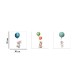 Decorative Canvas Painting (3 Pieces) FAH11 Multicolor Decorative Canvas Painting (3 Pieces) FAH11 Multicolor