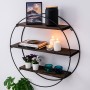 Wall Shelf Tulipa Black
Walnut