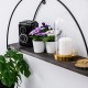 Wall Shelf Indicum Black
Walnut Wall Shelf Indicum Black
Walnut