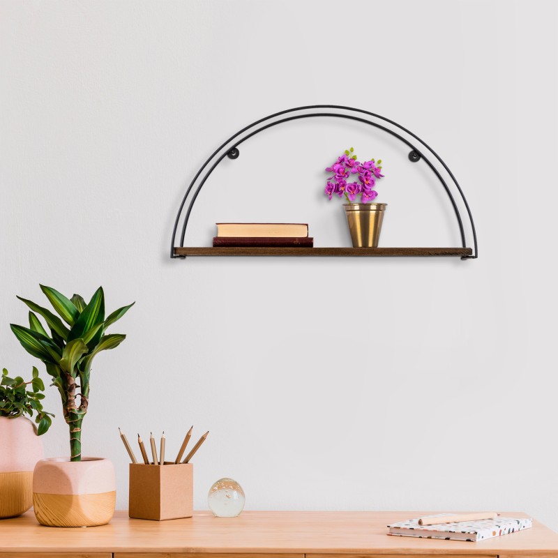 Wall Shelf Indicum Black
Walnut