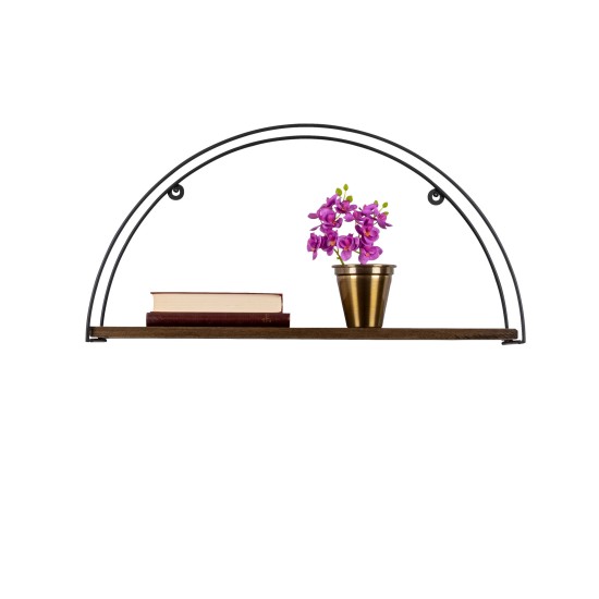 Wall Shelf Indicum Black
Walnut Wall Shelf Indicum Black
Walnut