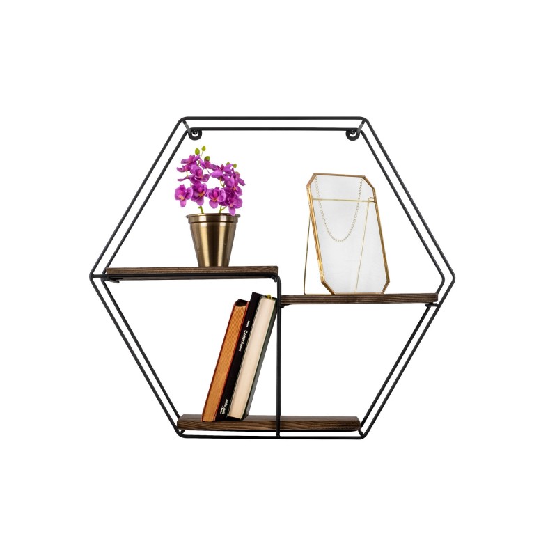 Wall Shelf Narcissus Black
Walnut