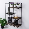 Wall Shelf Lotus Black
Walnut